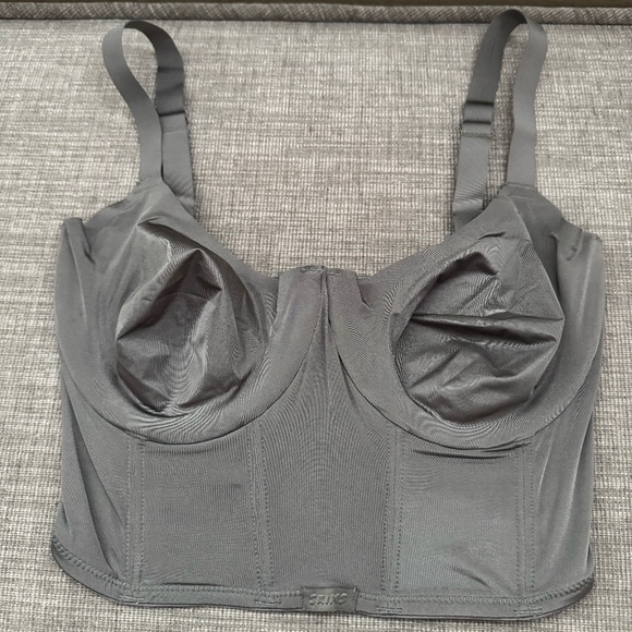 SKIMS Logo Shine Demi Corset Bra - NWOT - Picture 1 of 3
